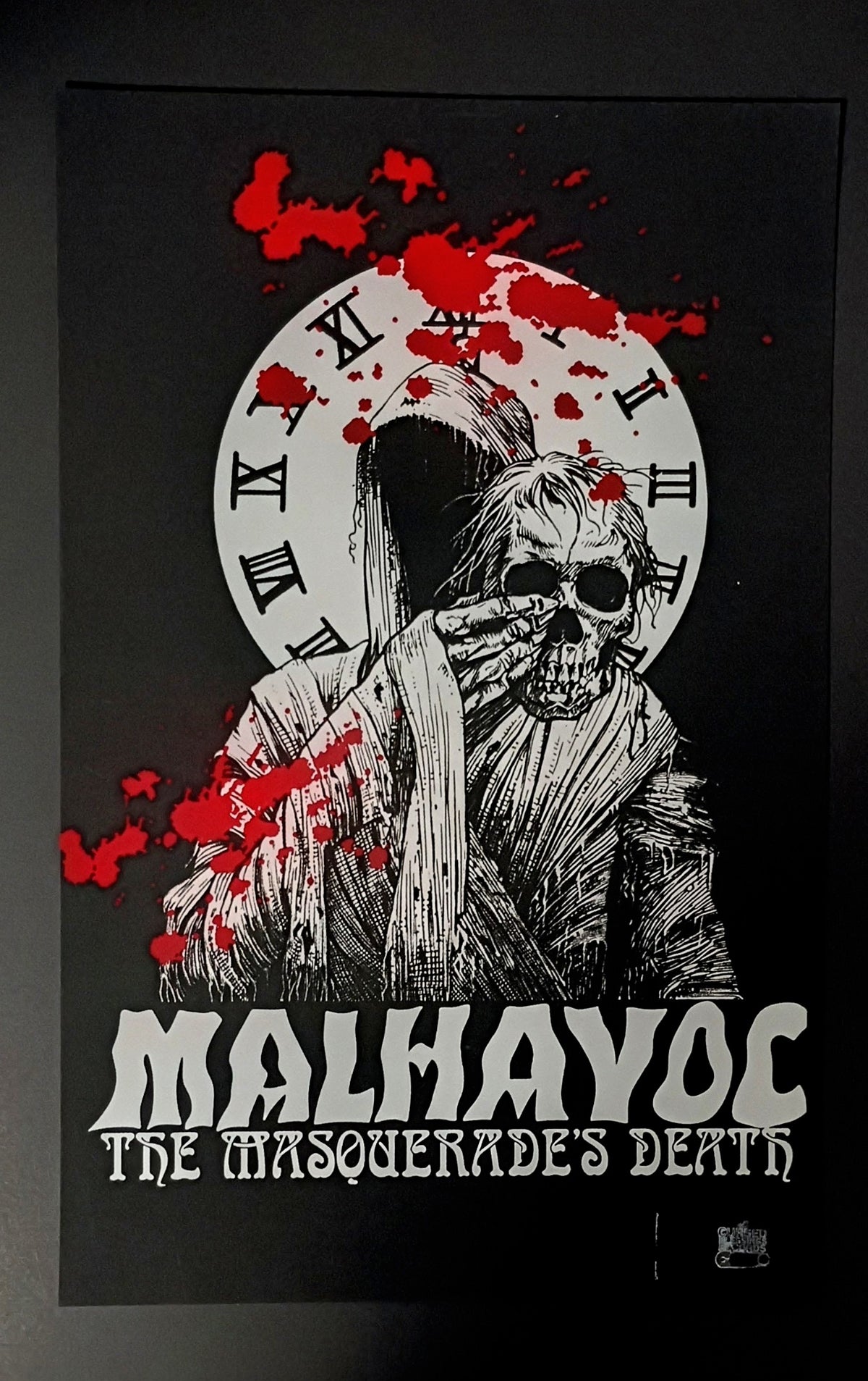Malhavoc MASQUERADES DEATH Poster