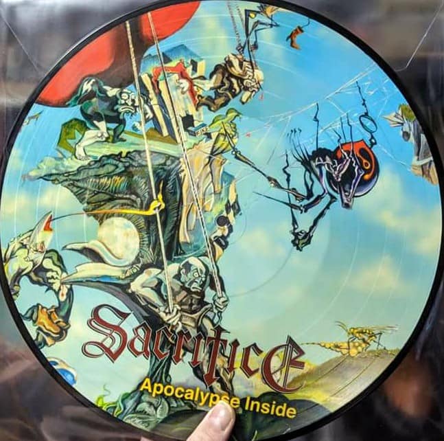 SACRIFICE "APOCALYPSE INSIDE" 12" VINYL PICTURE DISC - LIMITED STOCK AVAILABLE!