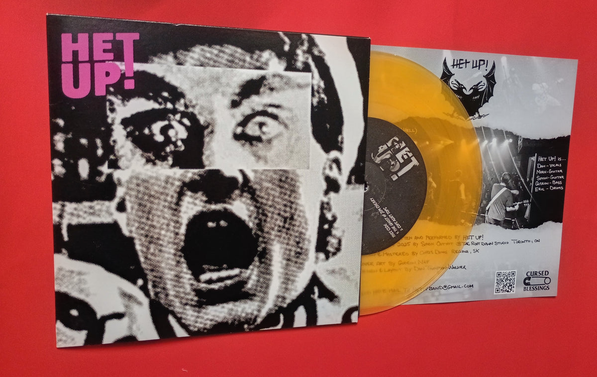 HET UP! - DOWN WITH YOU/SMILE (SEE YOU IN HELL) 7 INCH SINGLE