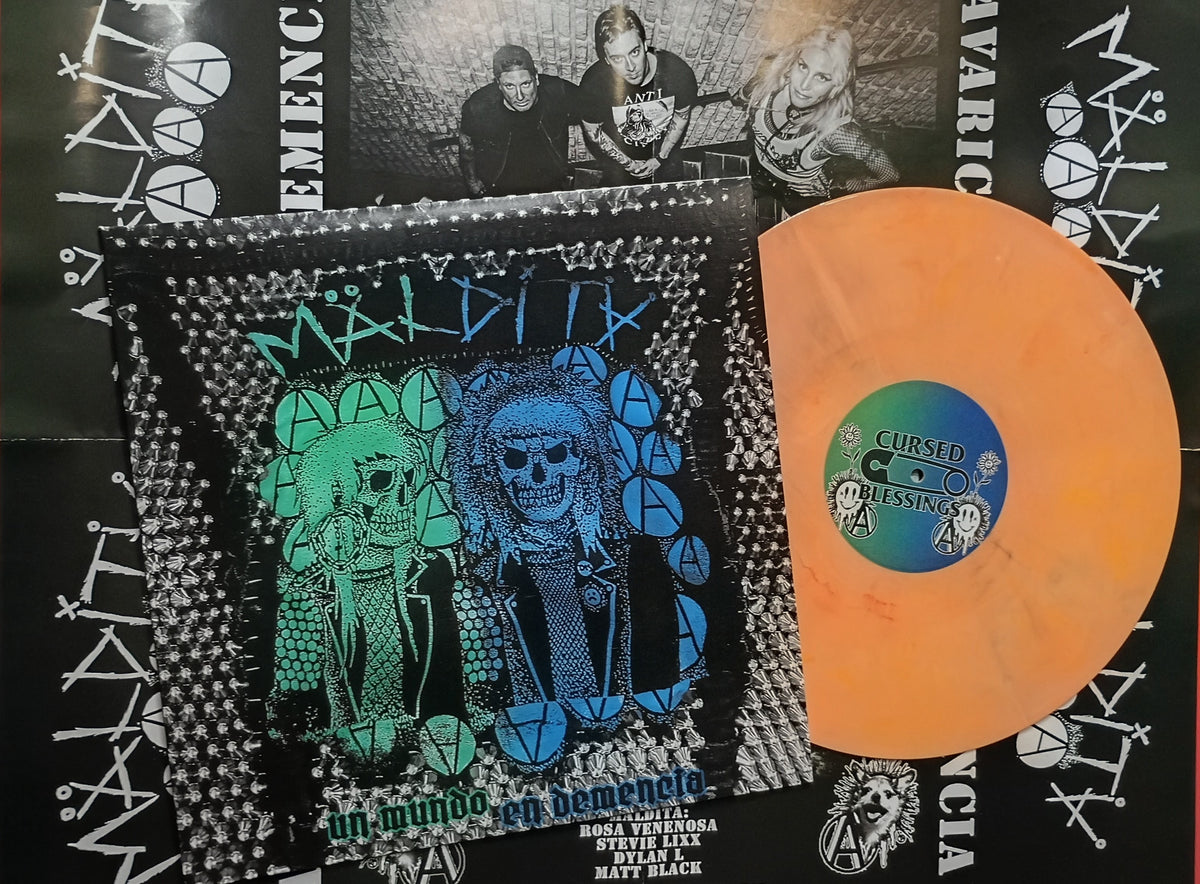 MALDITA 'UN MUNDO EN DEMENCIA' SCREAMSICLE VINYL
