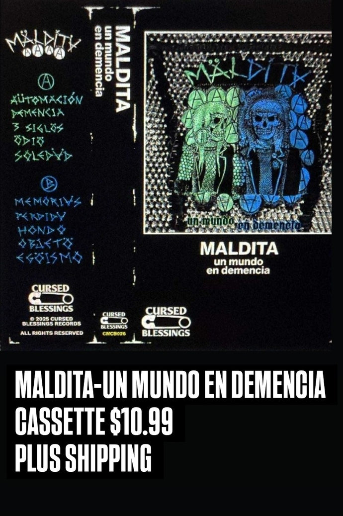 Maldita 'Un Mundo En Demencia' Cassette
