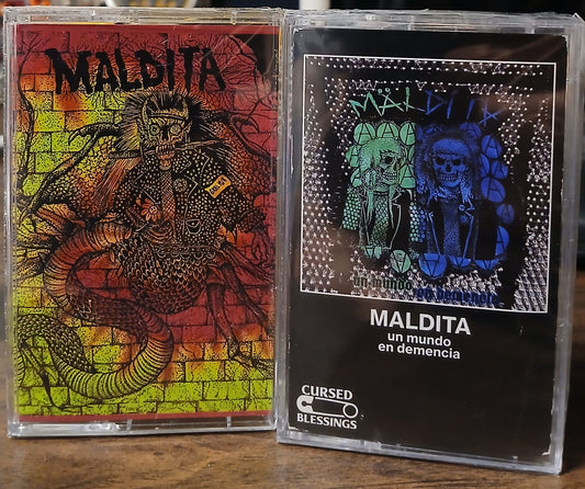 Maldita 'Un Mundo En Demencia' and 'Self Titled' Cassette Bundle