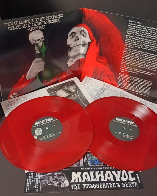 MALHAVOC 'The Masquerade's Death' Red Masque Double LP