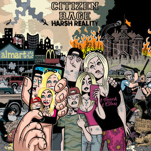 CITIZEN RAGE "HARSH REALITY" ON VINYL, CD & CASSETTE