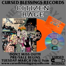 Load image into Gallery viewer, CITIZEN RAGE &quot;HARSH REALITY&quot; ON VINYL, CD &amp; CASSETTE
