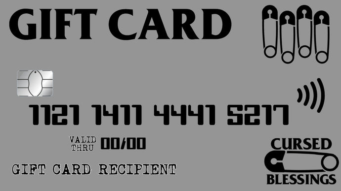 CURSED BLESSINGS RECORDS GIFT CARD