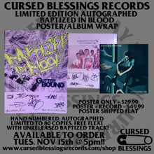 Load image into Gallery viewer, BAPTIZED IN BLOOD SCREENED POSTER/ALBUM WRAP - POSTER ONLY

