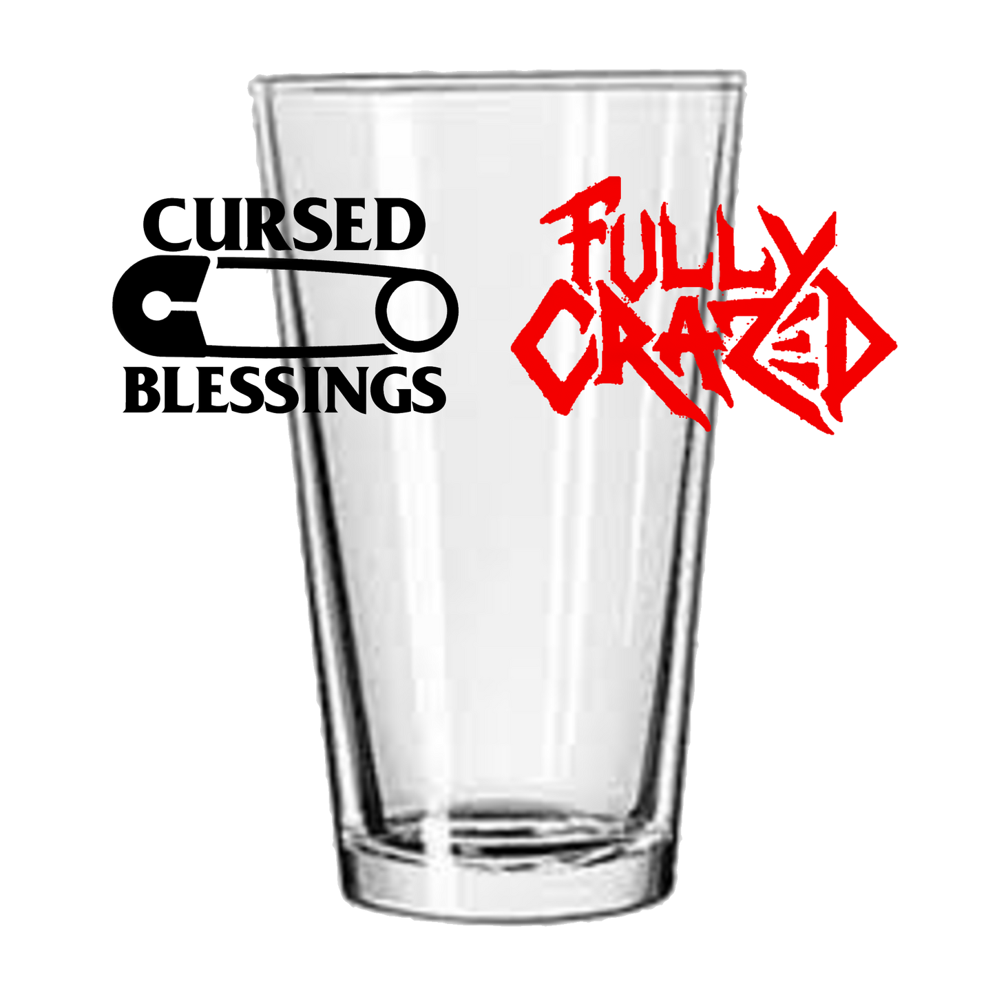 CURSED BLESSINGS PINT GLASSES (Various Styles)