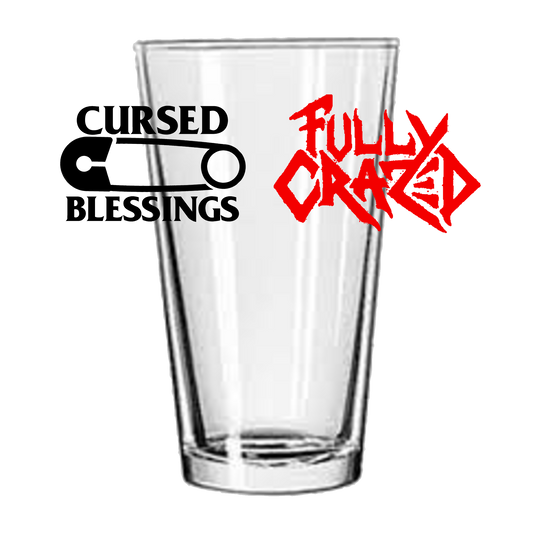 CURSED BLESSINGS PINT GLASSES (Various Styles)