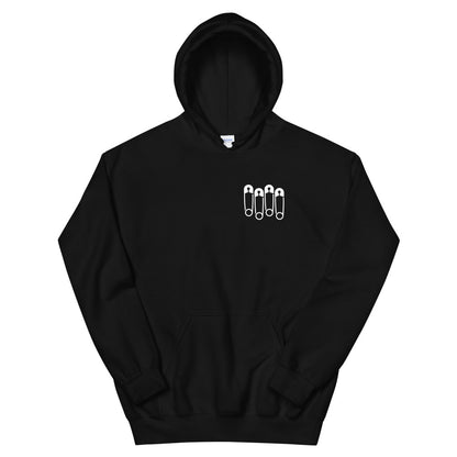CURSED BLESSINGS "FLAG PINS" PULLOVER HOODED SWEATSHIRT