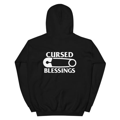 CURSED BLESSINGS "FLAG PINS" PULLOVER HOODED SWEATSHIRT