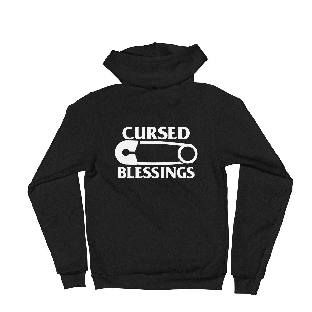 CURSED BLESSINGS "FLAG PINS SERIES" UNISEX ZIP HOODIE