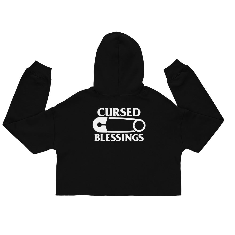 CURSED BLESSINGS "FLAG PINS SERIES" CROP HOODIE