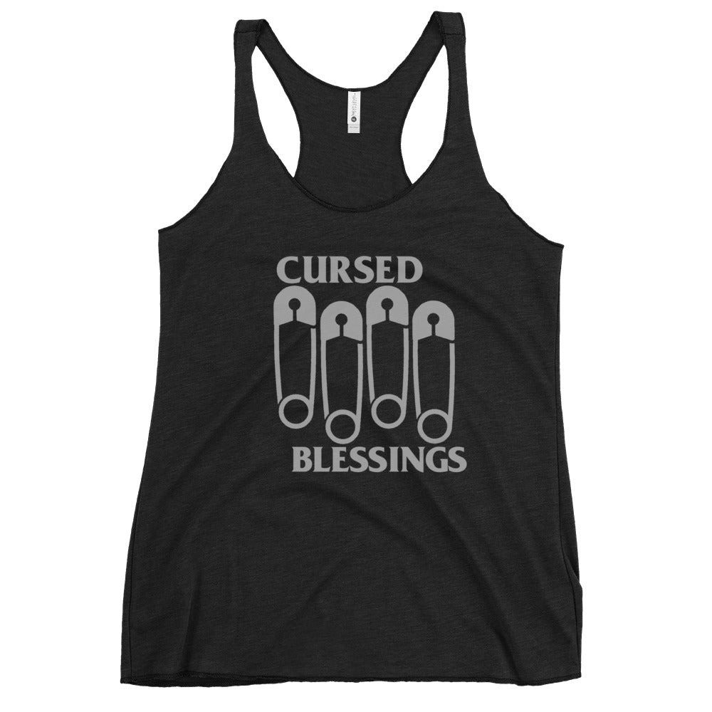 CURSED BLESSINGS RACERBACK TANK TOP